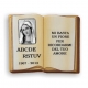 książka libro prostokąt czarno-białe